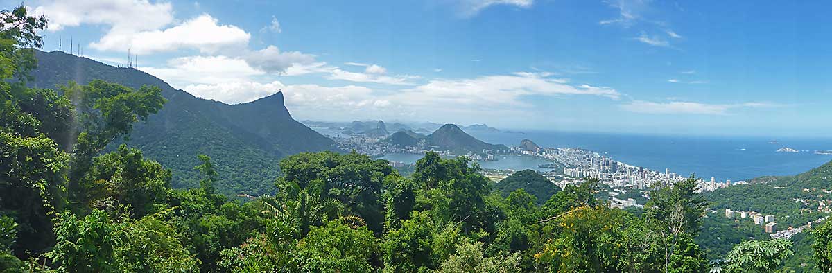 09 Panorama über Rio de Jainero am Aussichtspunkt Vista Chinesa